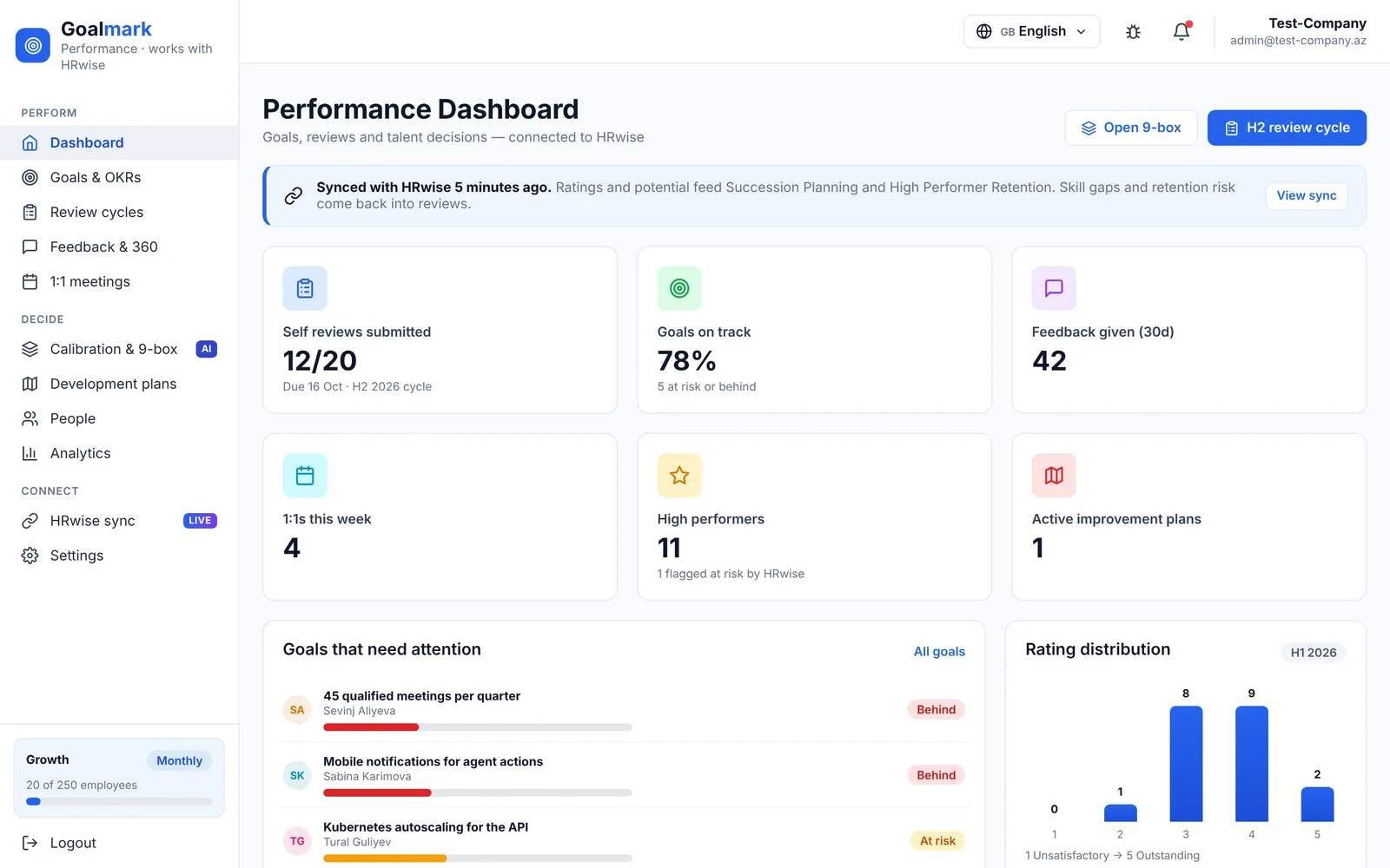 Goalmark screenshot